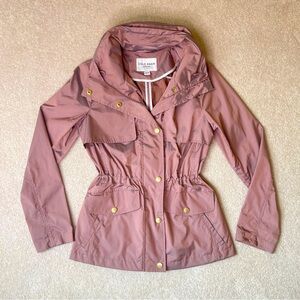 Cole Haan Signature Booker Packable hooded rain jacket pink - extra small XS